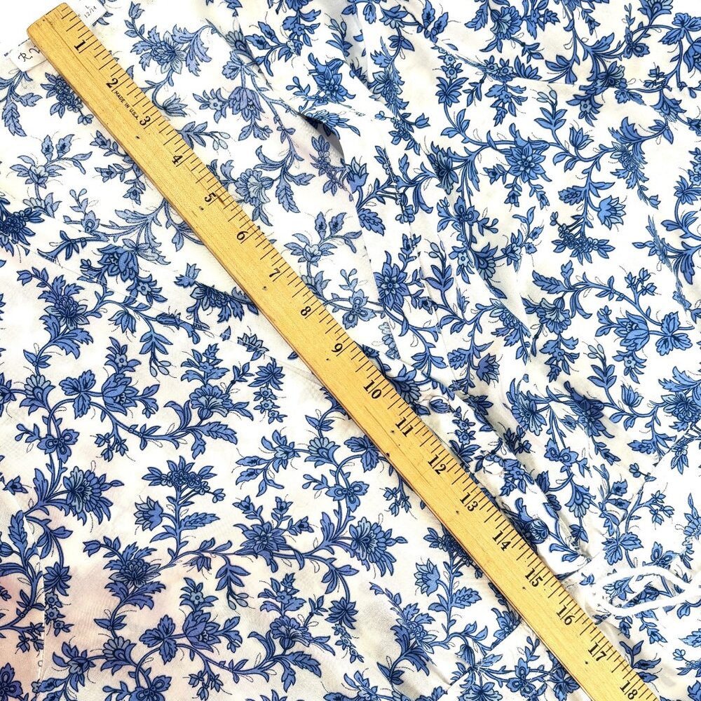 R.Vivimos Summer Floral Print Maxi Short Bell  Sleeve Dress Size L - Picture 14 of 15